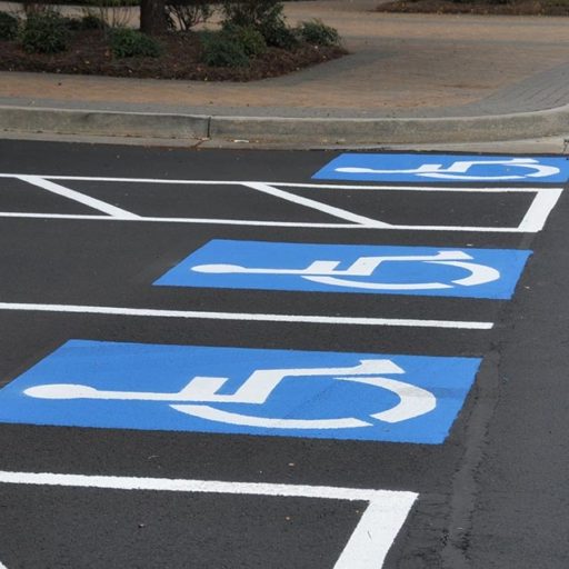 Parking lot paving